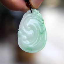 如意吊坠(天然翡翠A货)